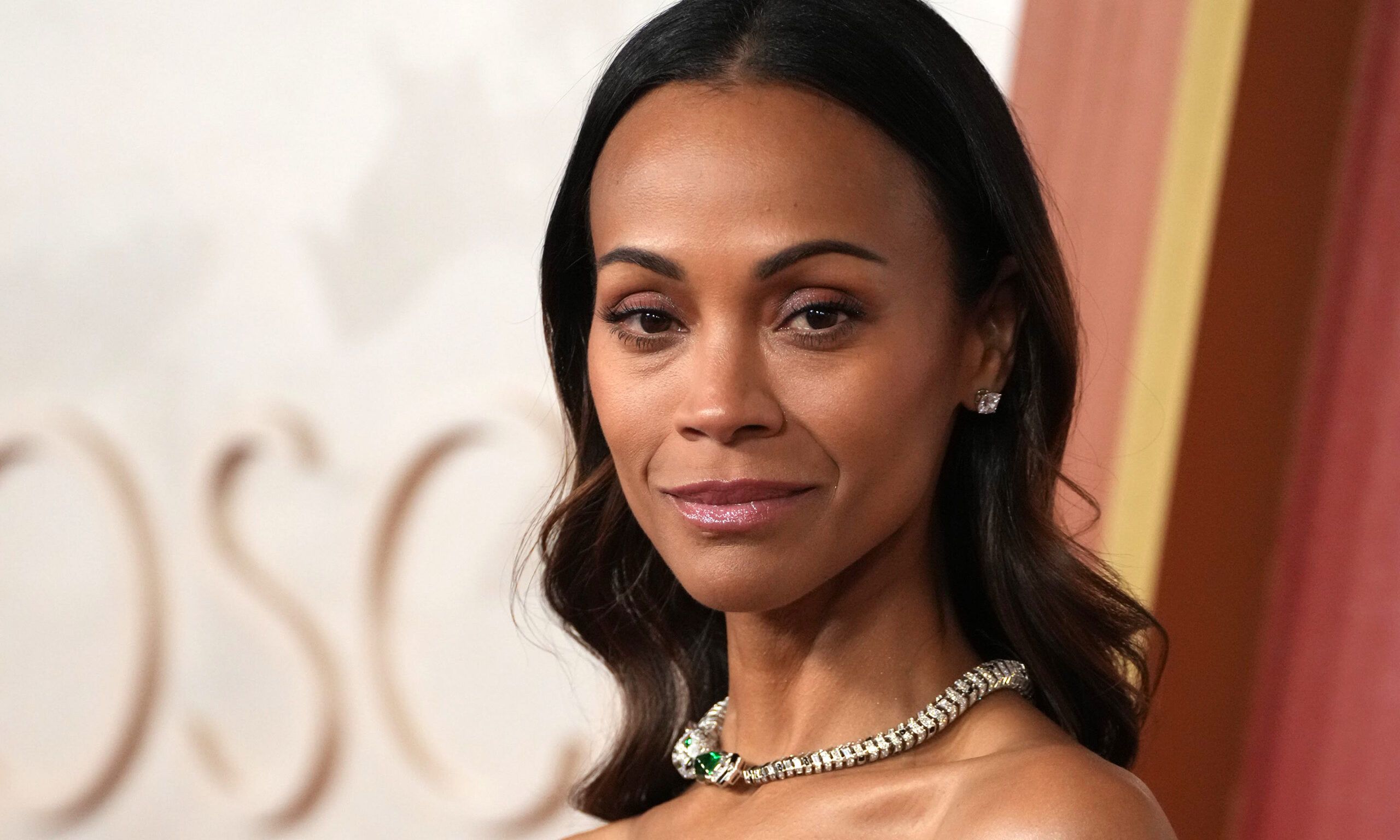 Zoe Saldana attends the 97th Annual Oscars at Dolby Theatre on March 02, 2025 in Hollywood, California.