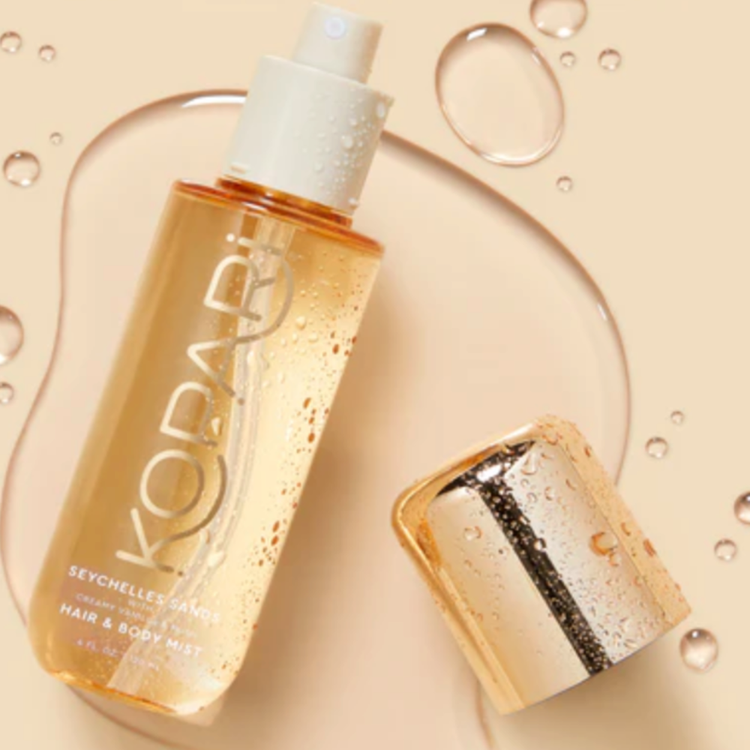 Kopari Toasted Vanilla Hair & Body Mist Seychelles Sands Fragrance Mist ($29)