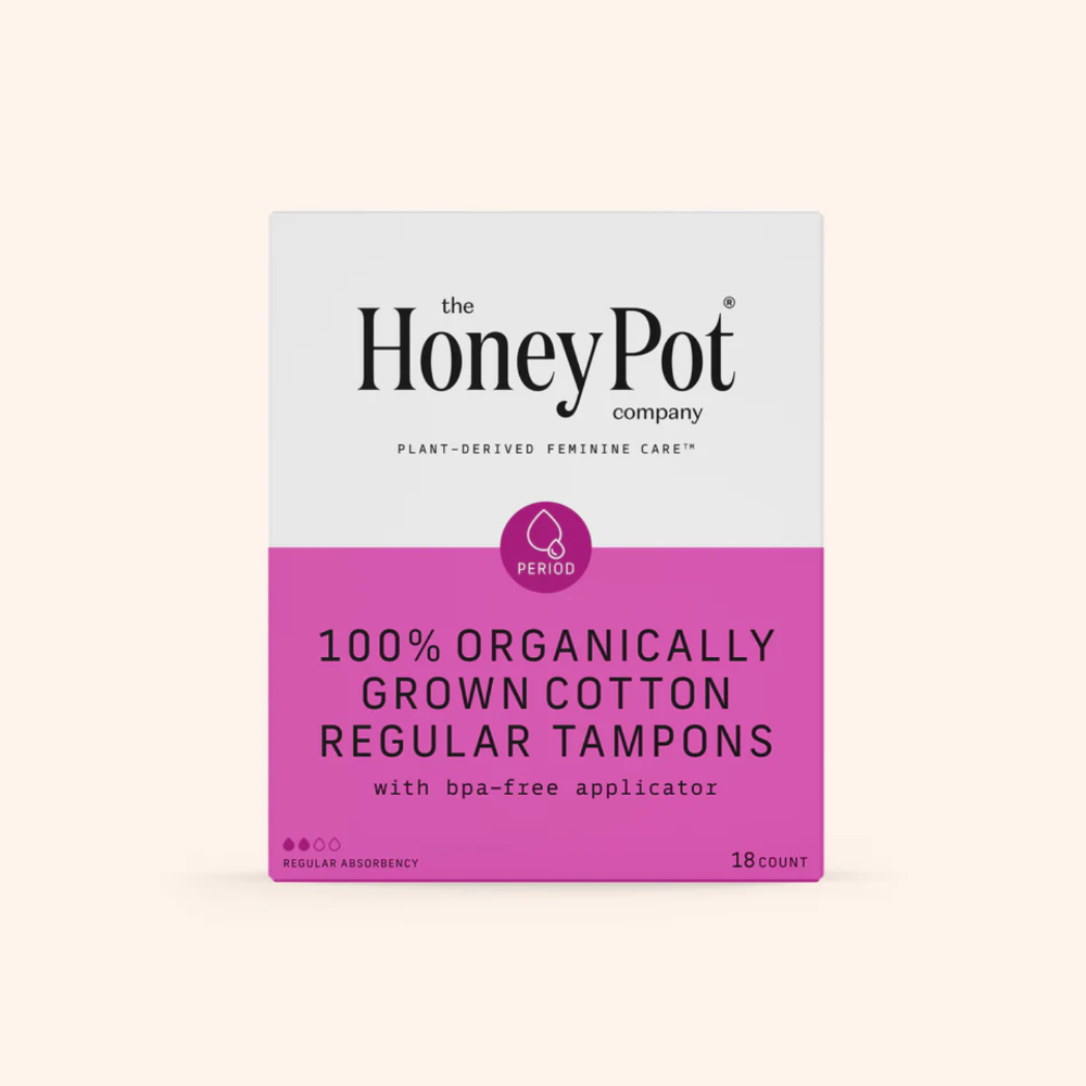 The HoneyPot Company Organic Regular Tampons ($10)