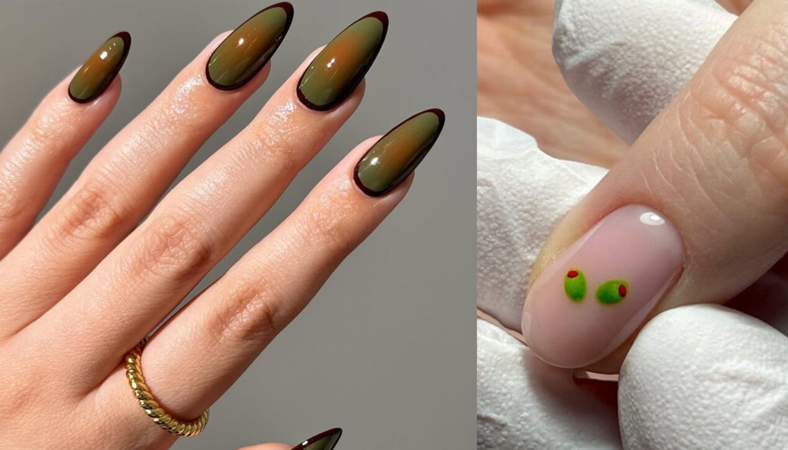 dirty martini nails