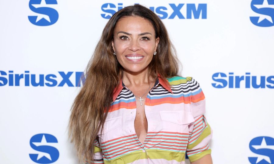 Dolores Catania of The Real Housewives of New Jersey, visits SiriusXM Studios on June 04, 2025 in New York City.