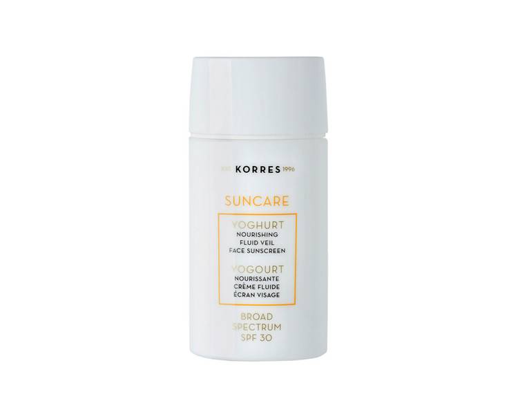 KORRES Yoghurt Nourishing Fluid Veil Face Sunscreen Broad Spectrum SPF 30