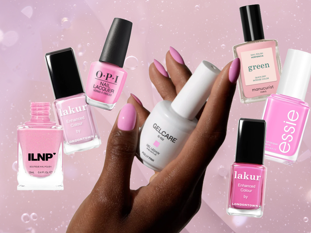 bubblegum pink manicure