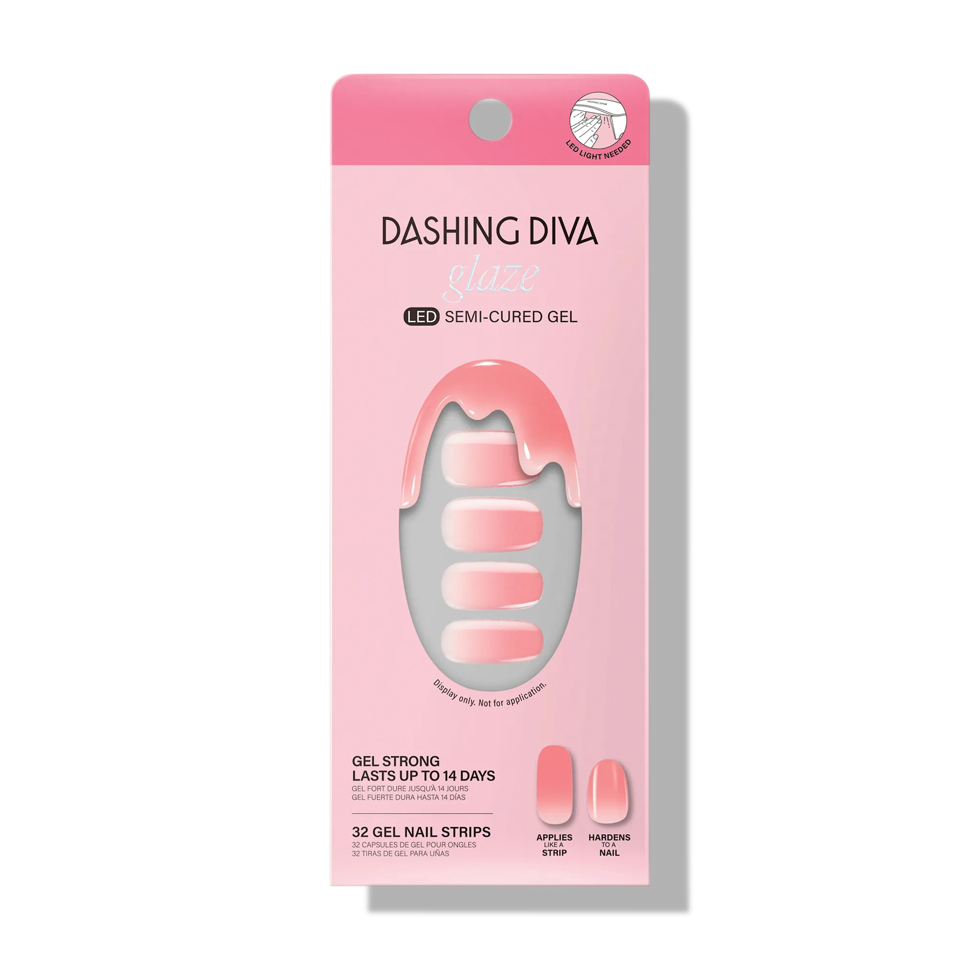 Dashing Diva LED Semi-Cured Gel Nail Strips