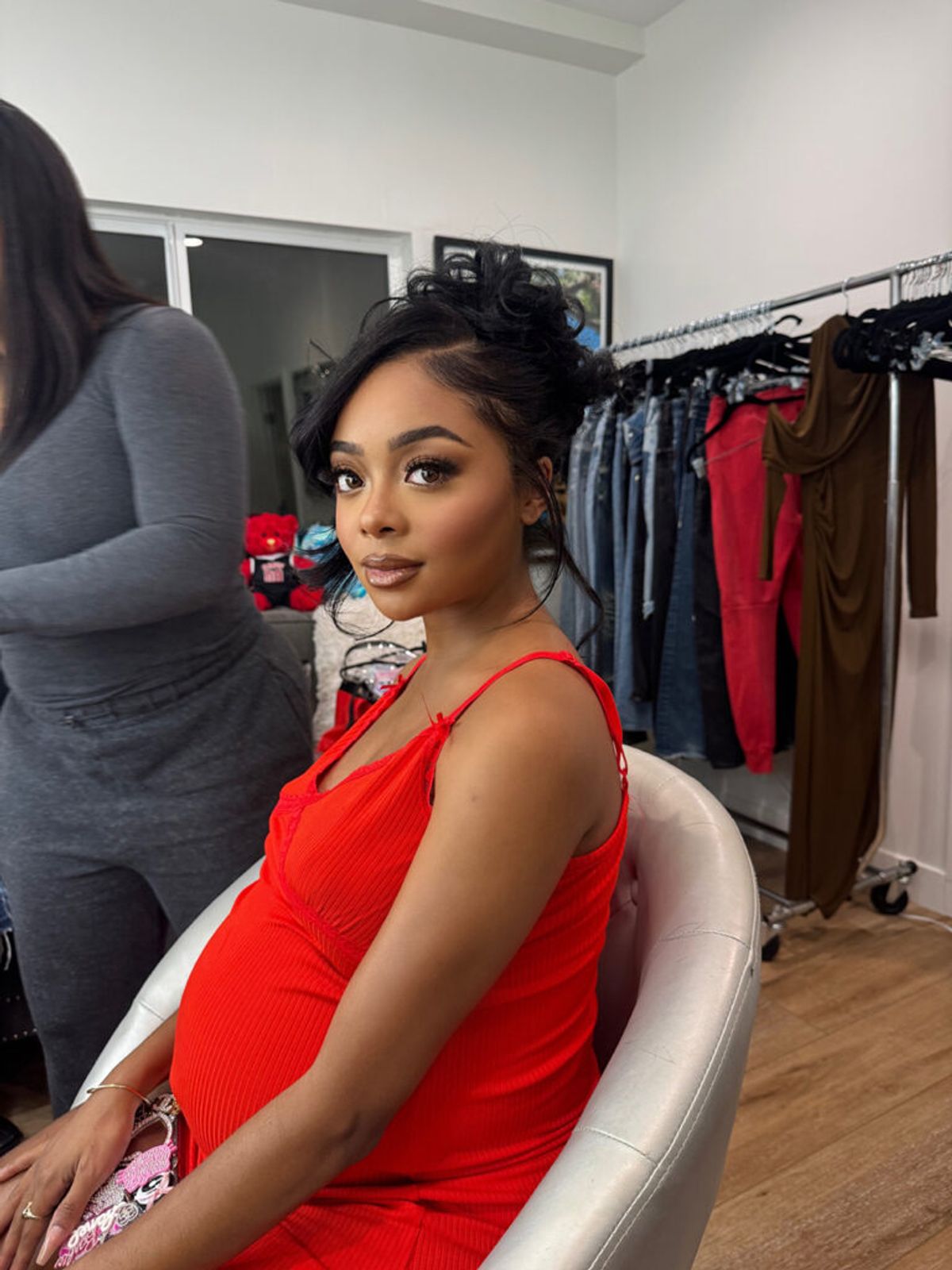 Skai Jackson behind the scenes glam