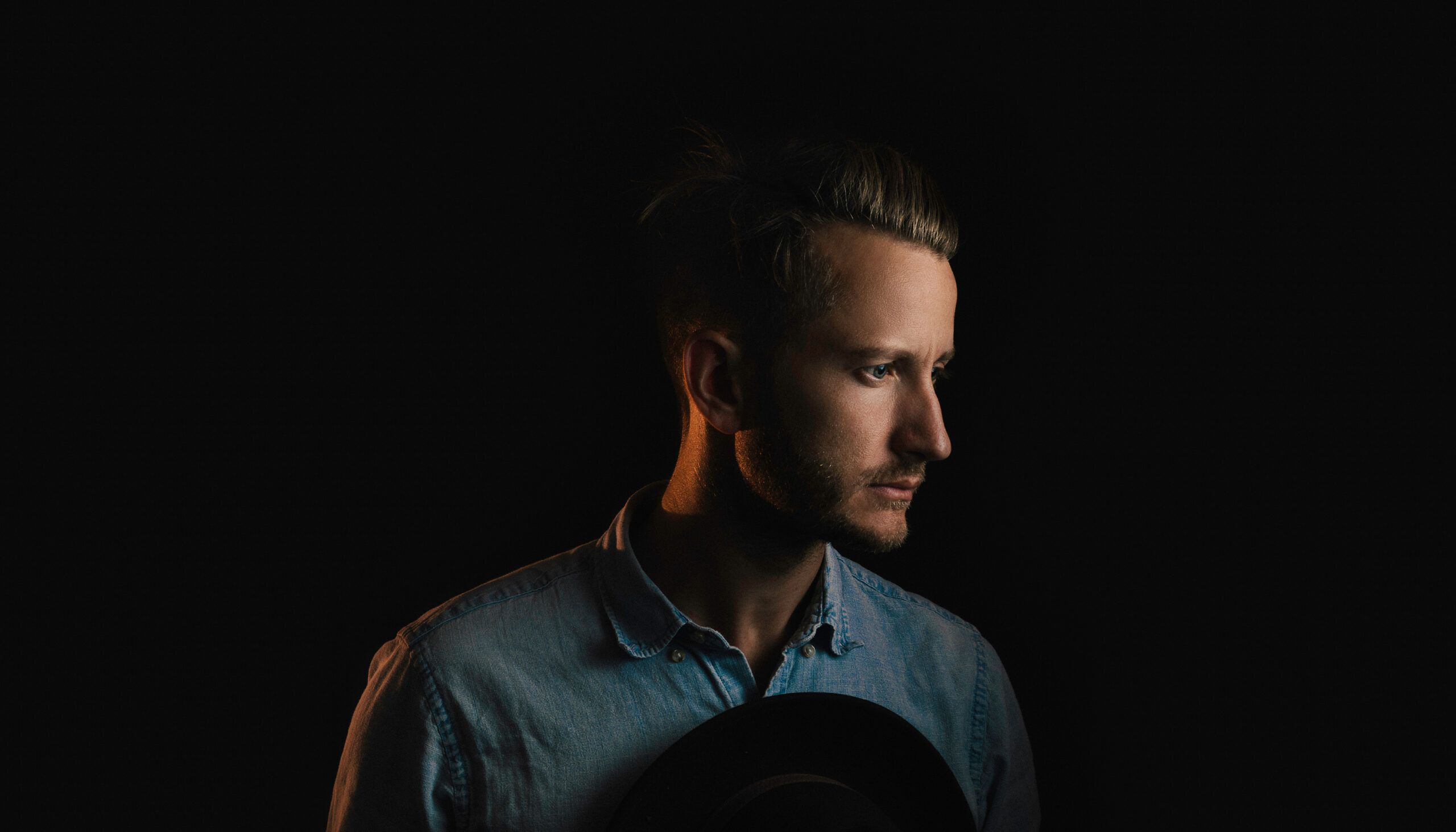 man with a beardstache