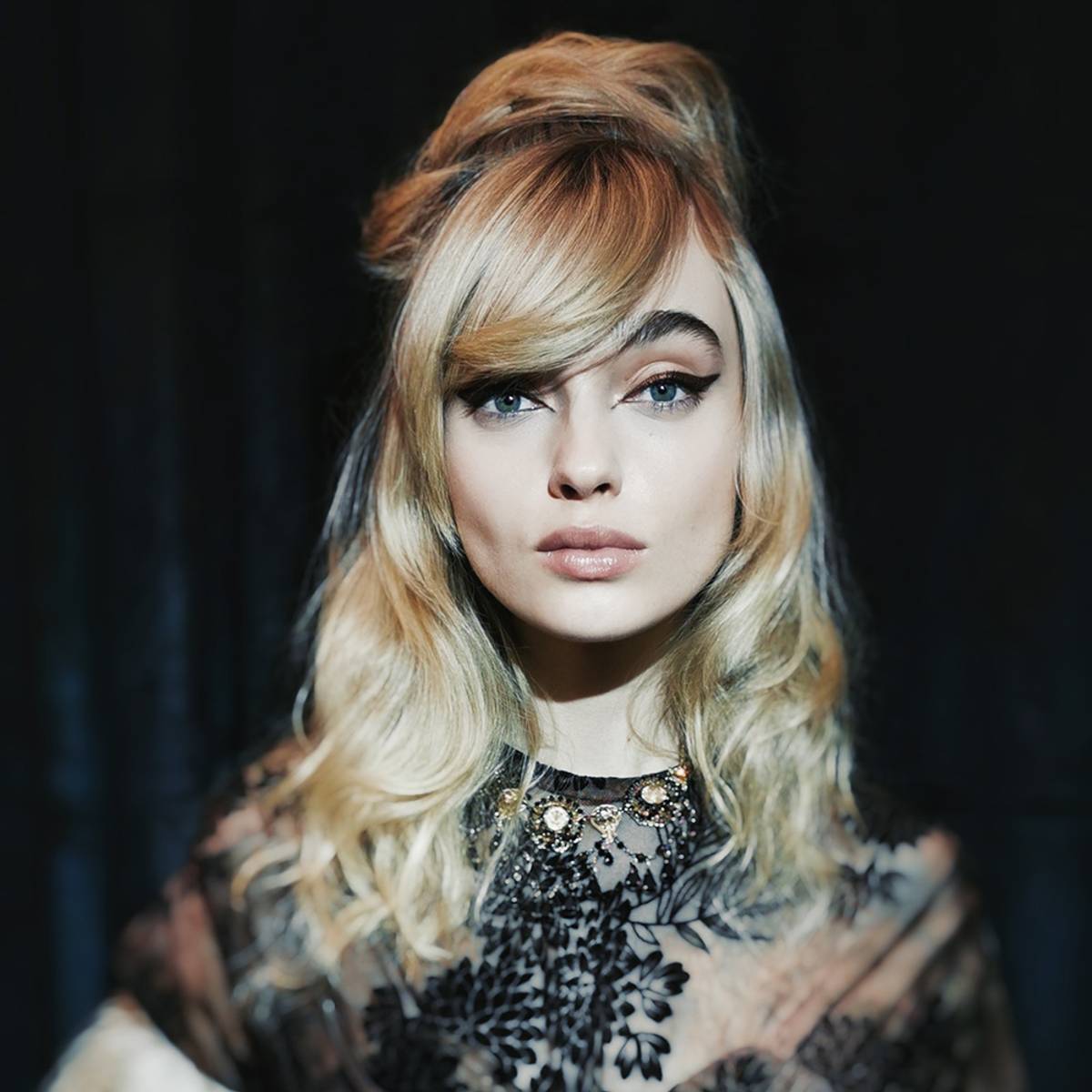 pat mcgrath makeup for anna sui nyfw