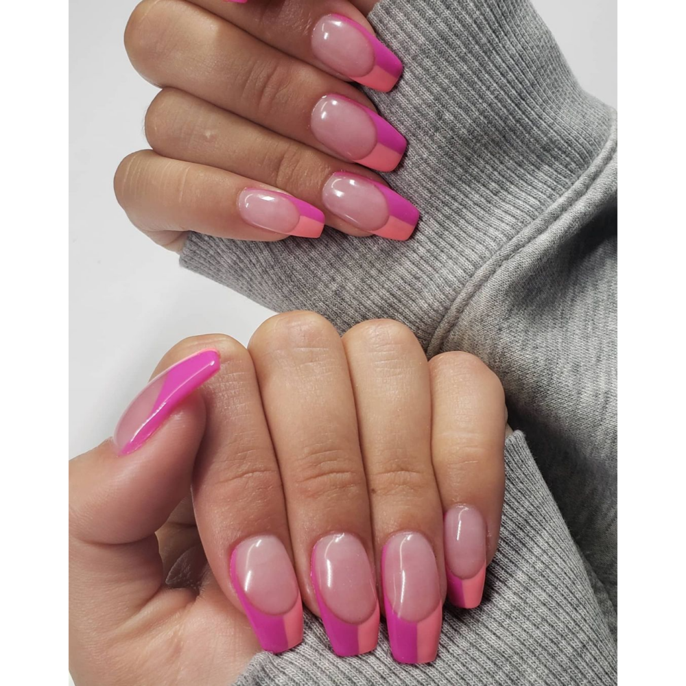 Double French Manicure