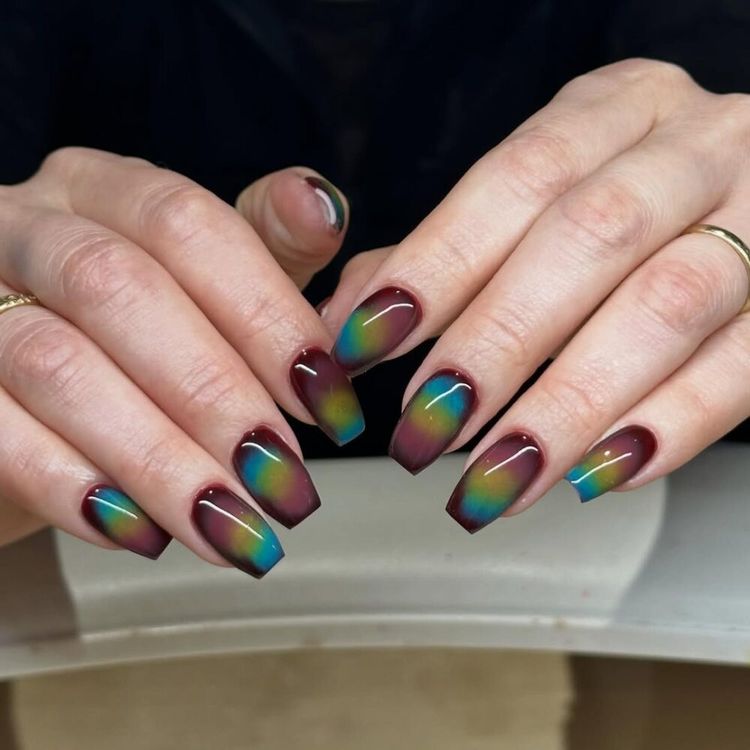 Psychedelic Aura Nails