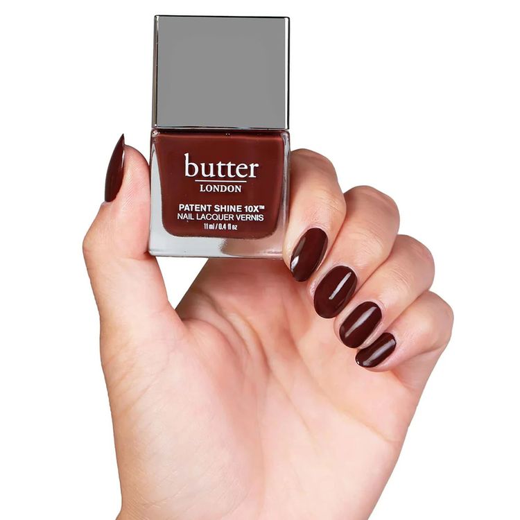 butter LONDON Patent Shine 10x Nail Lacquer in Boozy Chocolate ($18)