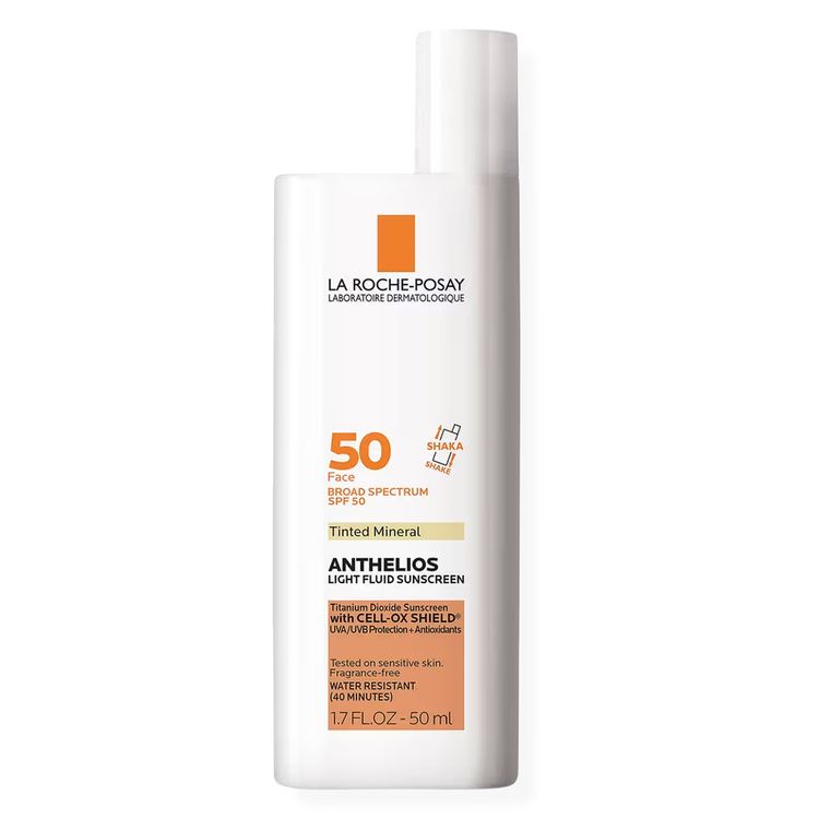 La Roche-Posay Anthelios Mineral Tinted Ultra Light Face Sunscreen Fluid SPF 50 ($39)