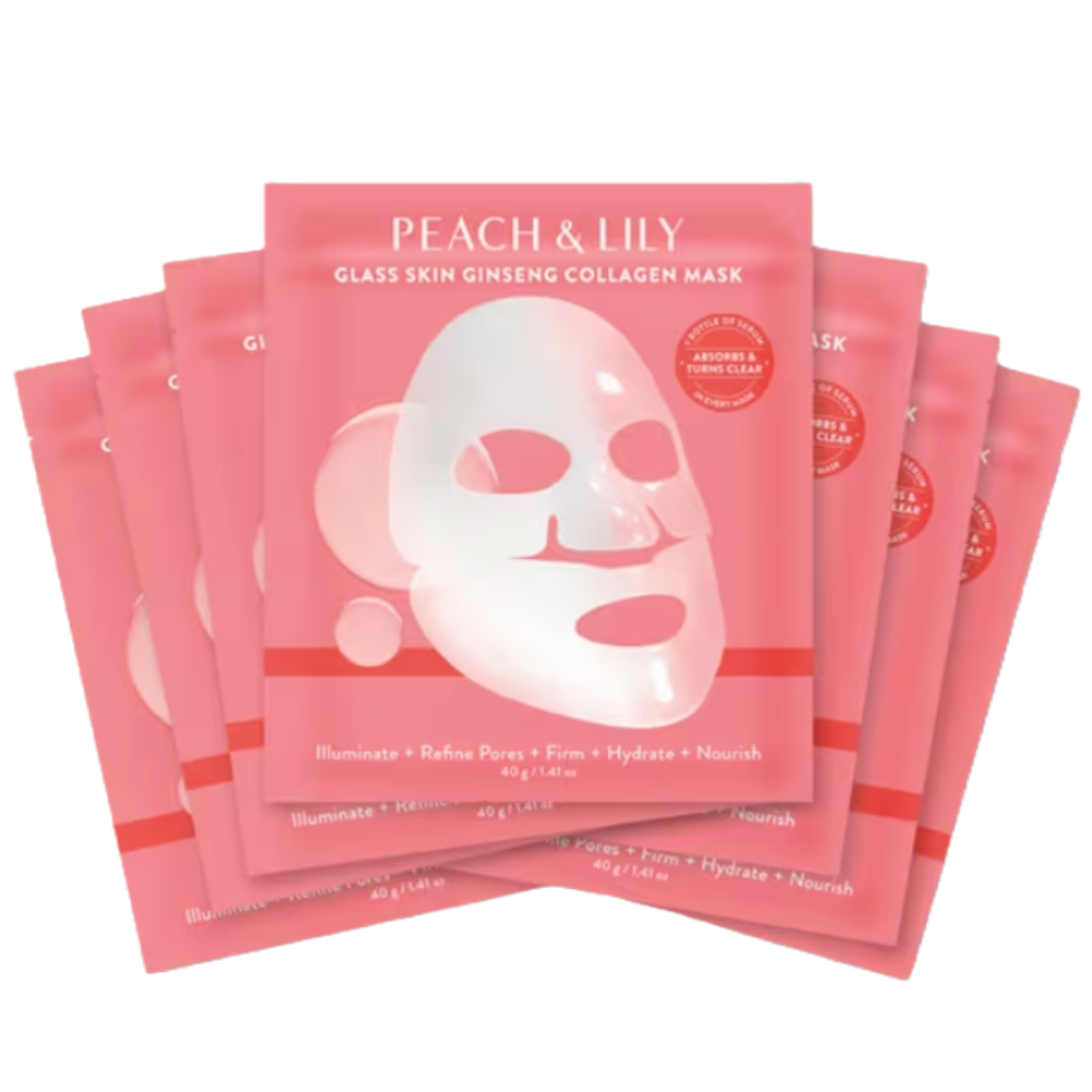 peach & lily collagen mask