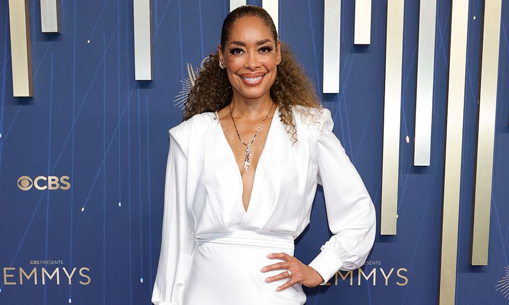 LOS ANGELES, CALIFORNIA - SEPTEMBER 14: Gina Torres attends the 77th Primetime Emmy Awards at Peacock Theater on September 14, 2025 in Los Angeles, California.