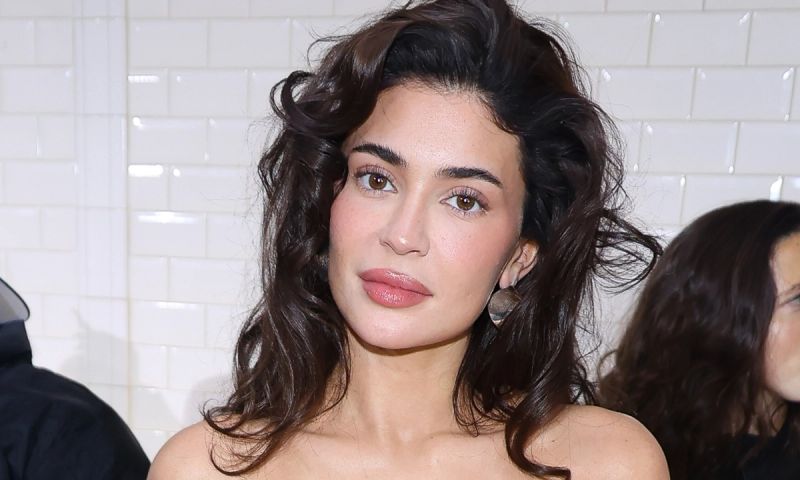 Kylie Jenner attends the Jean Paul Gaultier Haute Couture Spring/Summer 2024 show as part of Paris Fashion Week on January 24, 2024 in Paris, France.