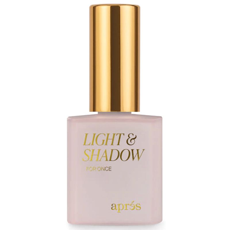 bottle of Apres Nail sheer pink polish