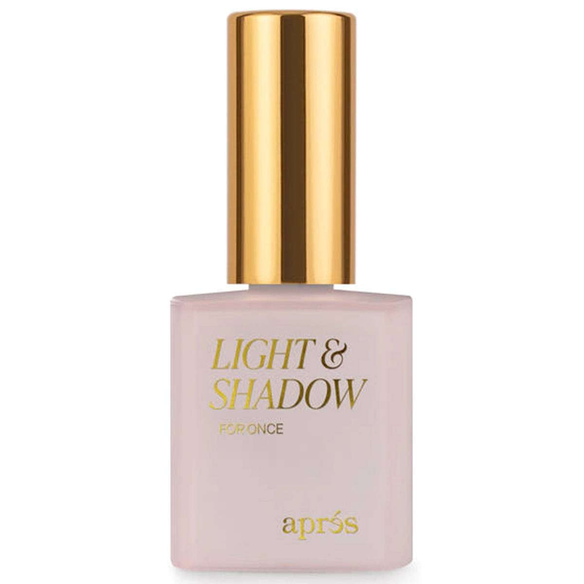 bottle of Apres Nail sheer pink polish