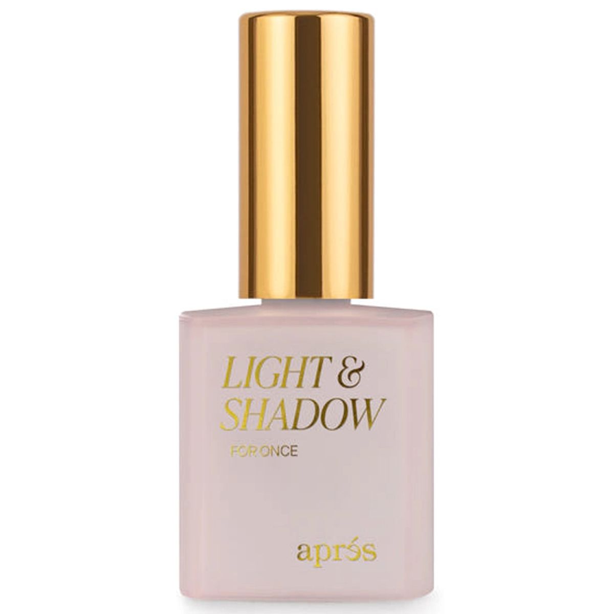 bottle of Apres Nail sheer pink polish