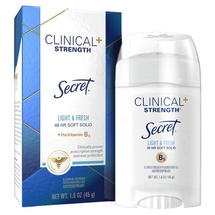 Secret Clinical Strength Light and Fresh Deodorant ($13)