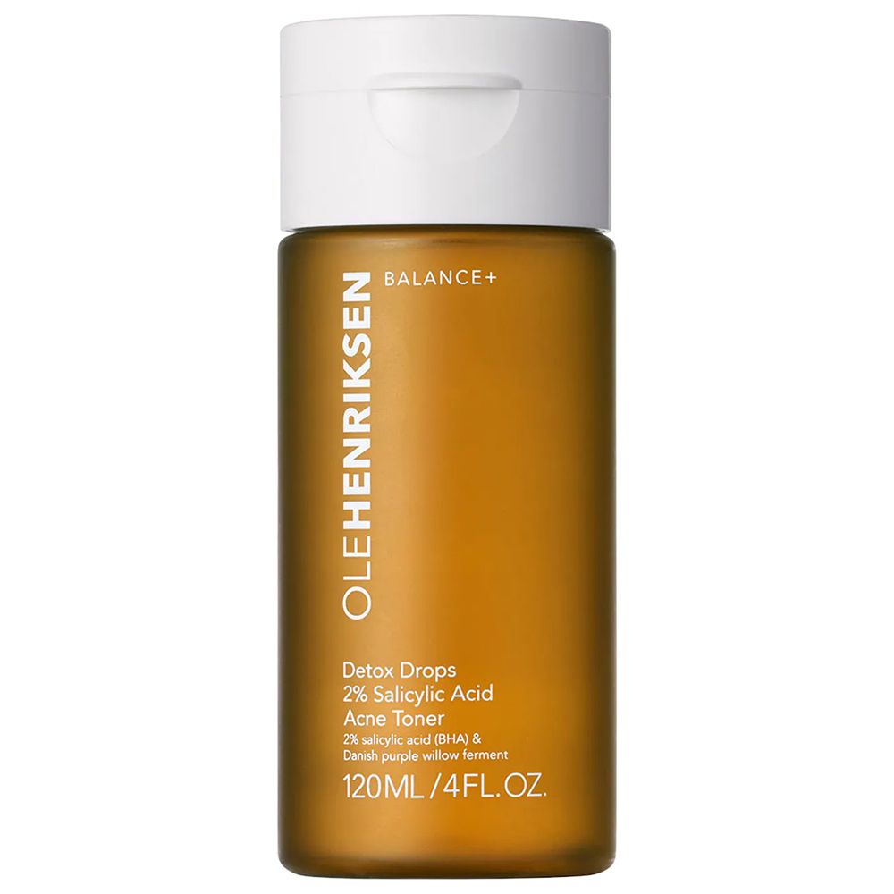 Toner for oily, acne-prone skin: OLEHENRIKSEN Detox Drops 2% Salicylic Acid Acne Toner ($33)