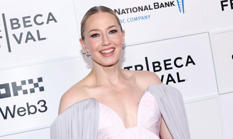 Carrie Coon attends "The Gilded Age" premiere during the 2025 Tribeca Festival at BMCC Theater on June 12, 2025 in New York City.