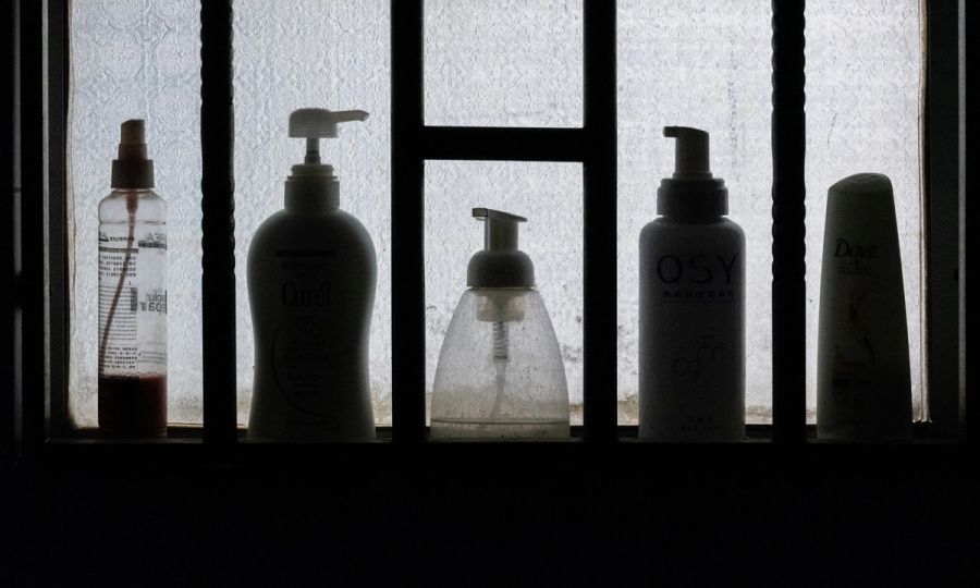 black and white silhouettes of bottles