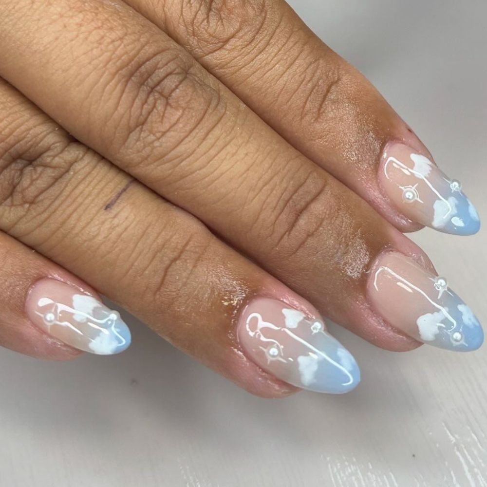Ombré Cloud Nails