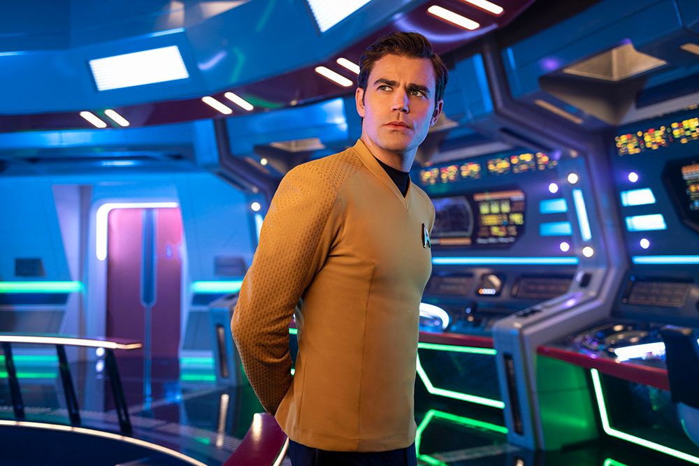 Paul Wesley as Kirk in Star Trek: Strange New Worlds, streaming on Paramount+, 2023.