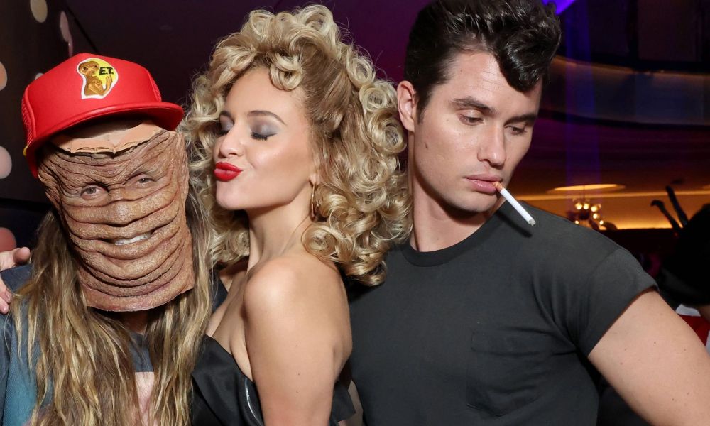 Kelsea Ballerini and Chase Strokes at Heidi Klum's Halloween paryu