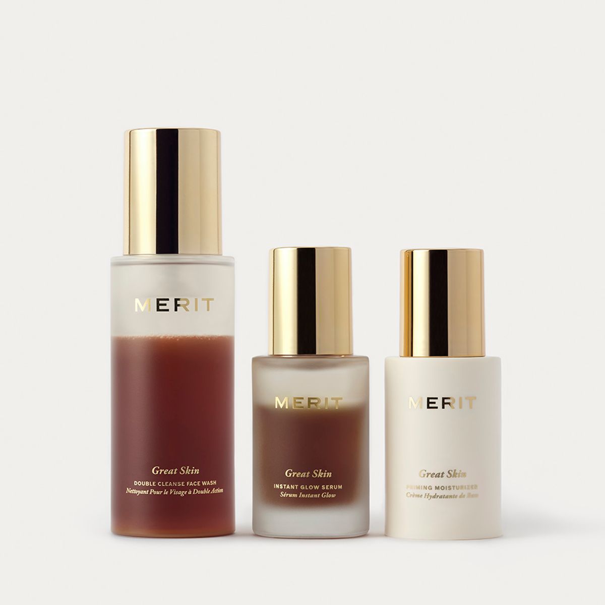MERIT Beauty The Great Skin Trio