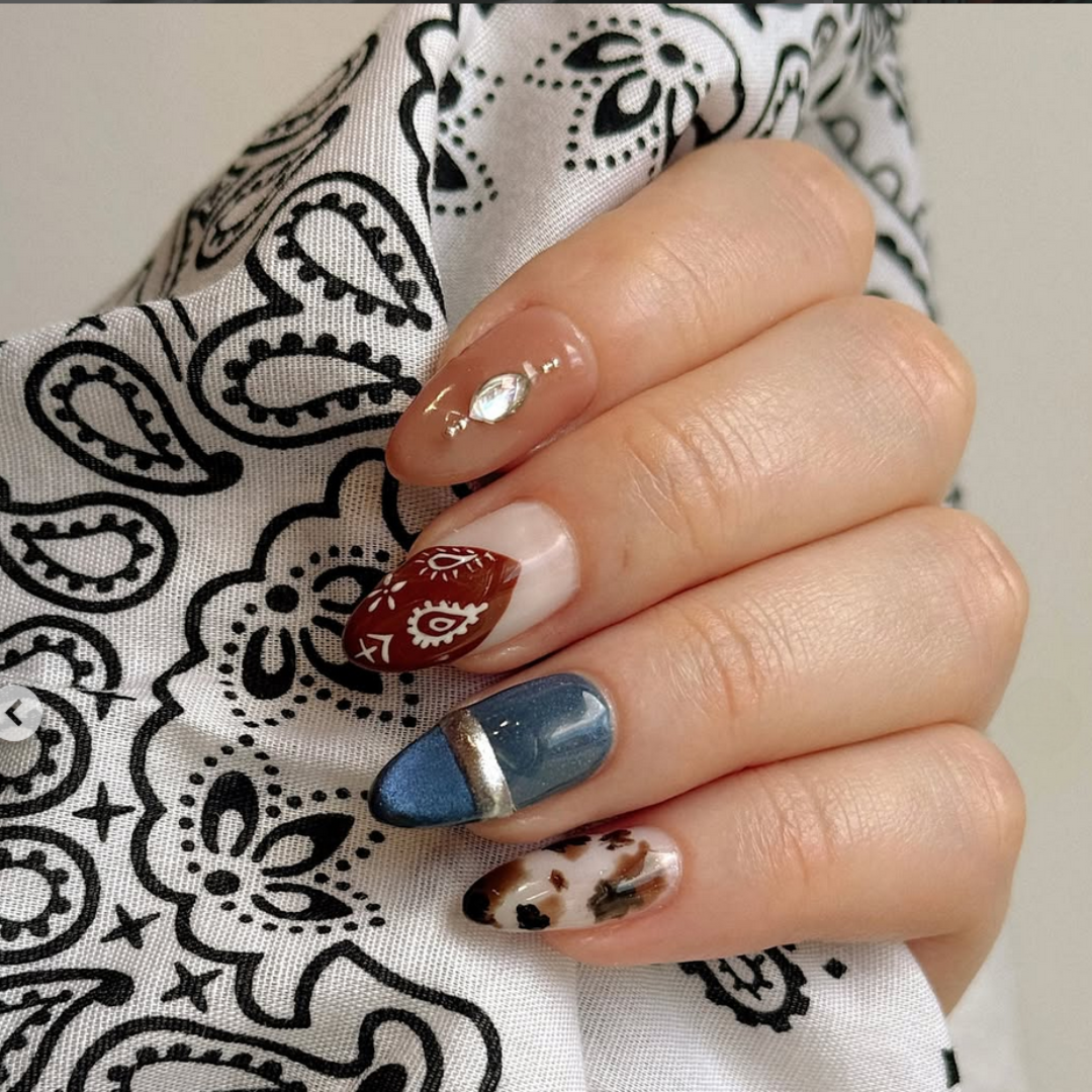 western summer nails