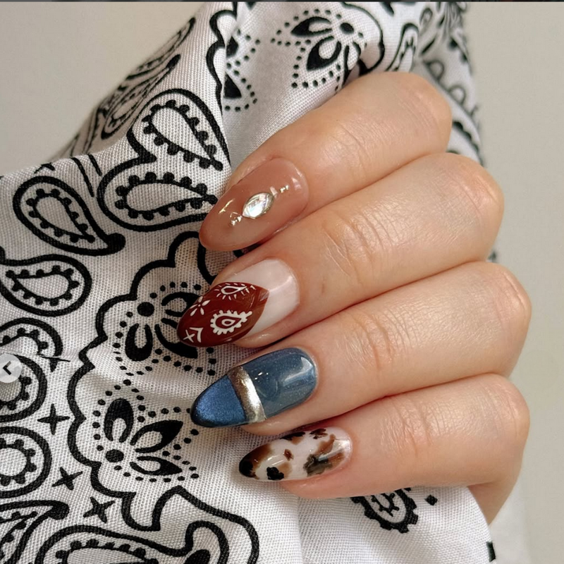 western summer nails