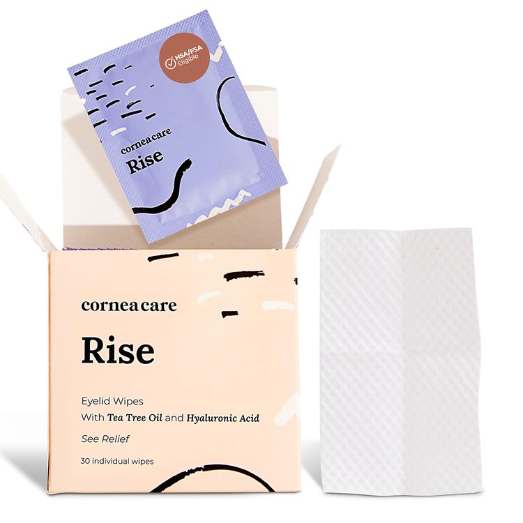 CorneaCare Rise Eyelid Wipes ($30 for 30 wipes)