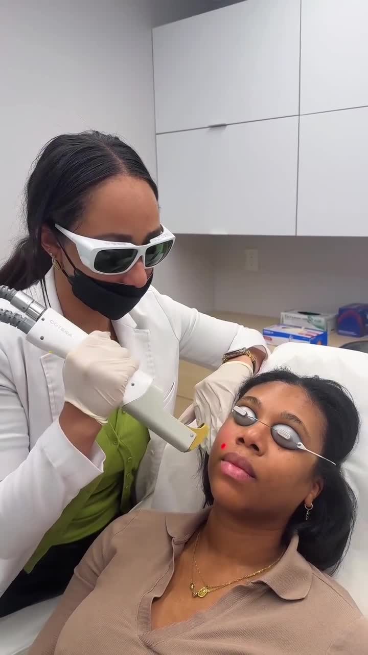 Laser Genesis for Dark Spots: The Results