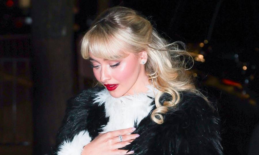 Sabrina Carpenter is seen on December 05, 2024 in New York City.