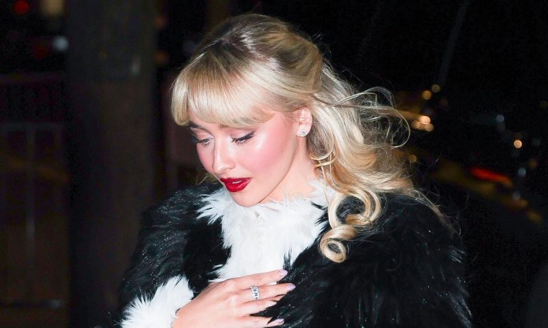 Sabrina Carpenter is seen on December 05, 2024 in New York City.