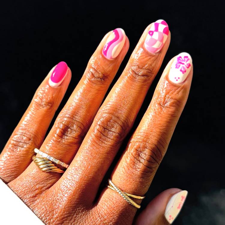 Tropical Vacation Nails