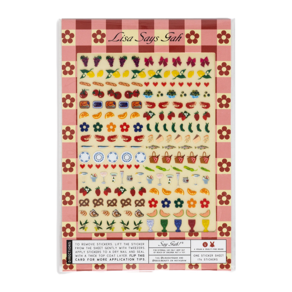 Lisa Says Gah Nail Art Stickers ($9)