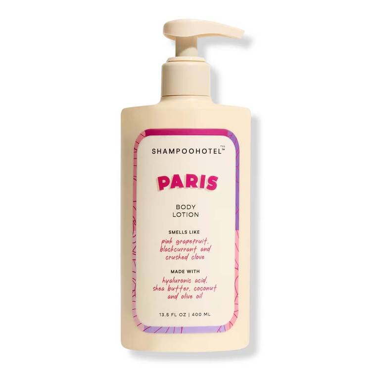 SHAMPOOHOTEL Body Wash and Body Lotion ($15 each)