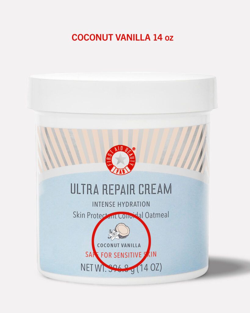 first aid beauty coconut vanilla moisturizer