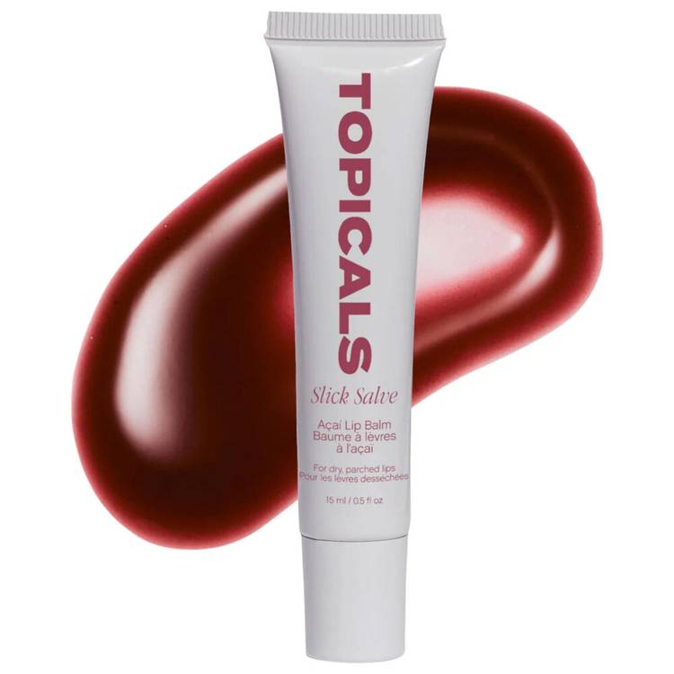 Topicals Slick Salve Glossy Lip Balm in Acai ($16)