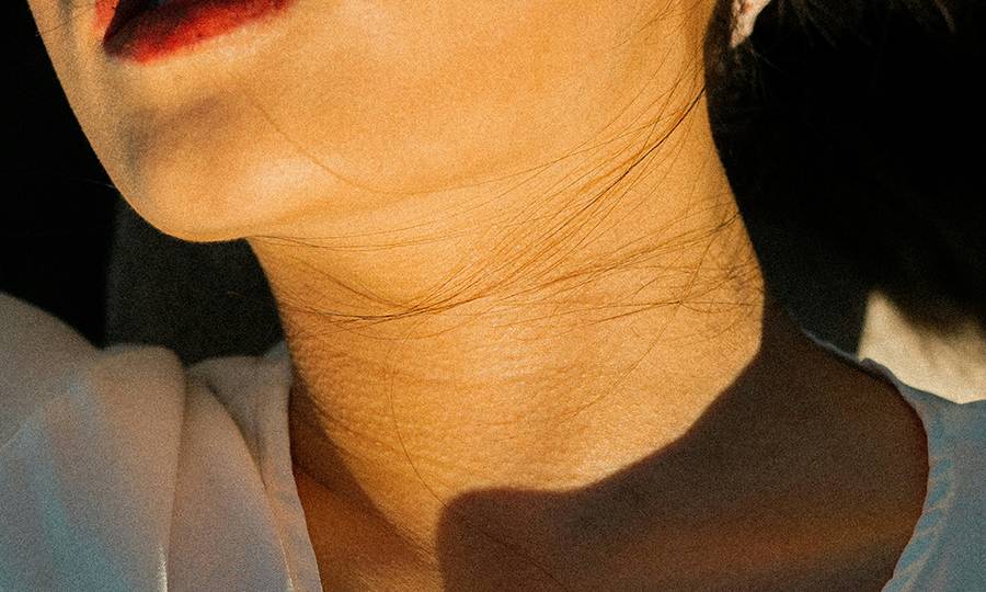 woman's neck