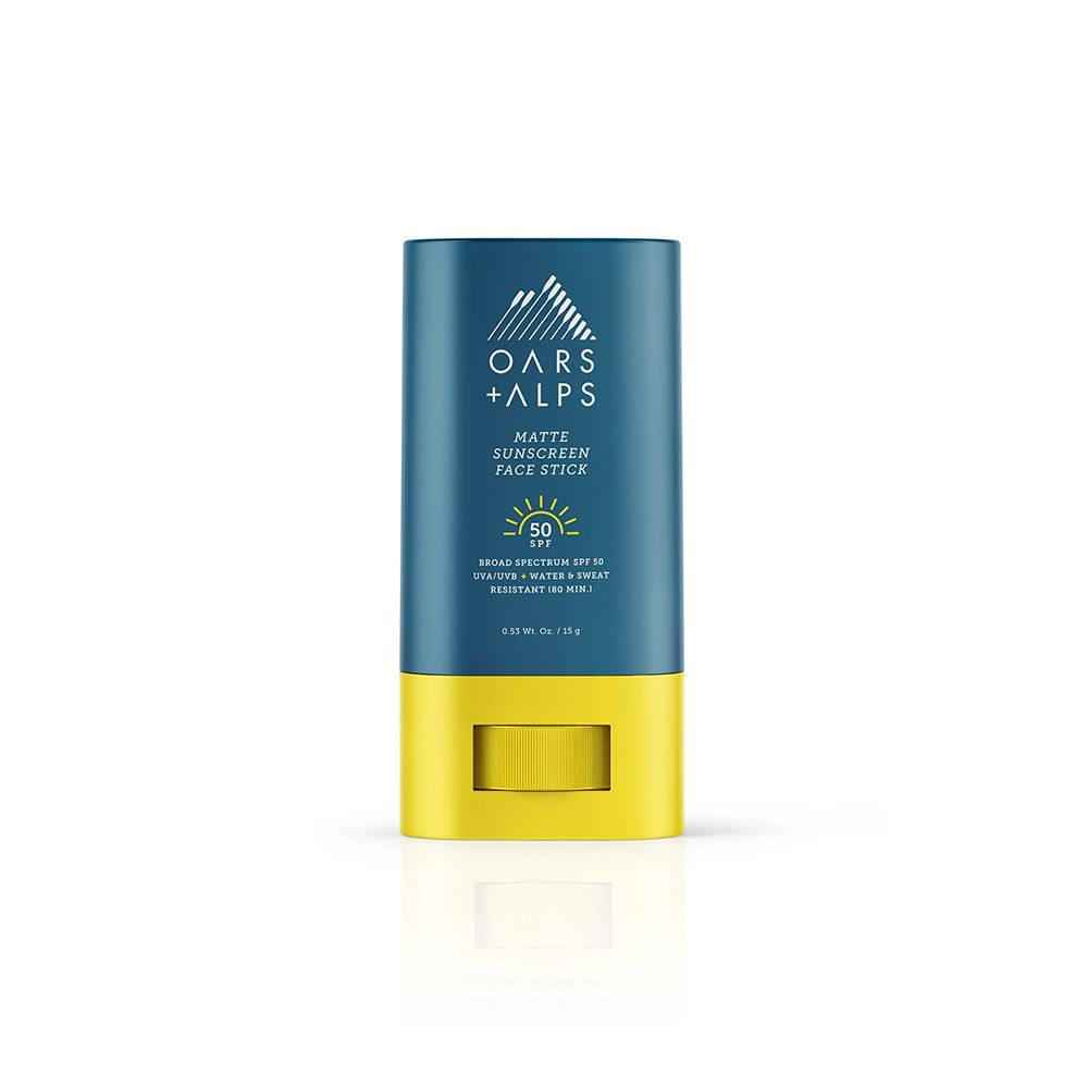 Oars + Alps Matte Sunscreen Face Stick with SPF 50 ($18)