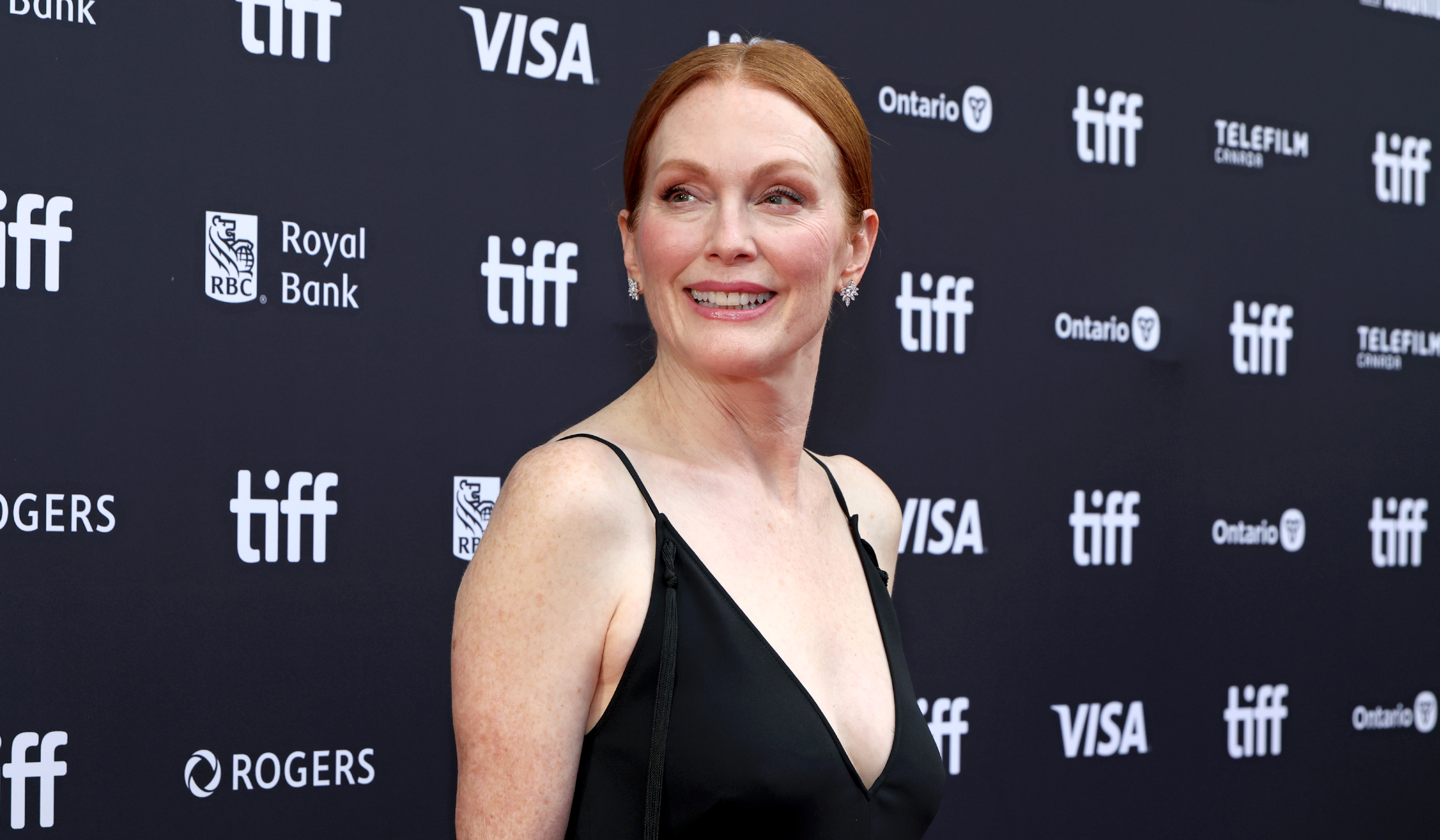 Julianne Moore attends the premiere of "The Debut" during the 2026 Toronto International Film Festival at Princess of Wales Theatre on September 13, 2026 in Toronto, Ontario.