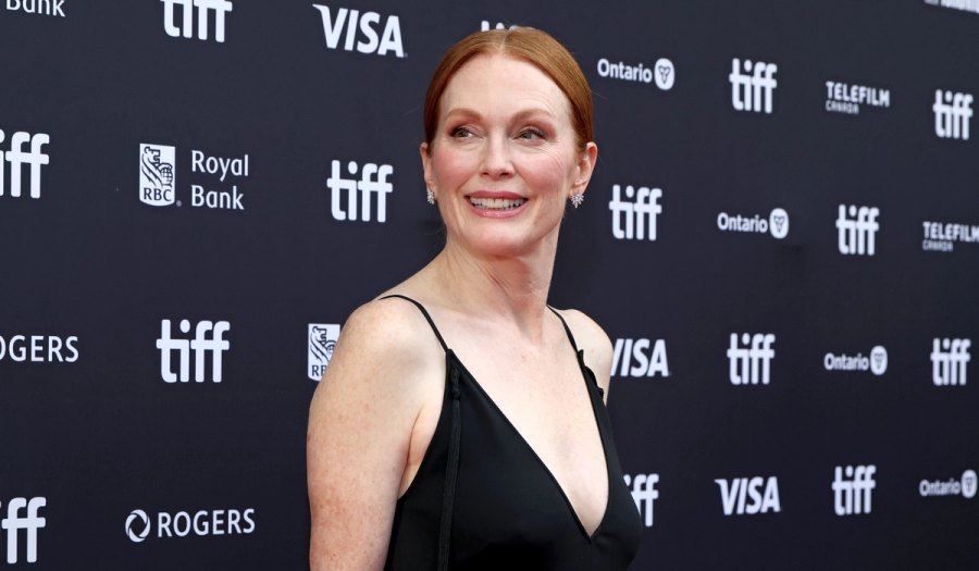 Julianne Moore attends the premiere of "The Debut" during the 2026 Toronto International Film Festival at Princess of Wales Theatre on September 13, 2026 in Toronto, Ontario.