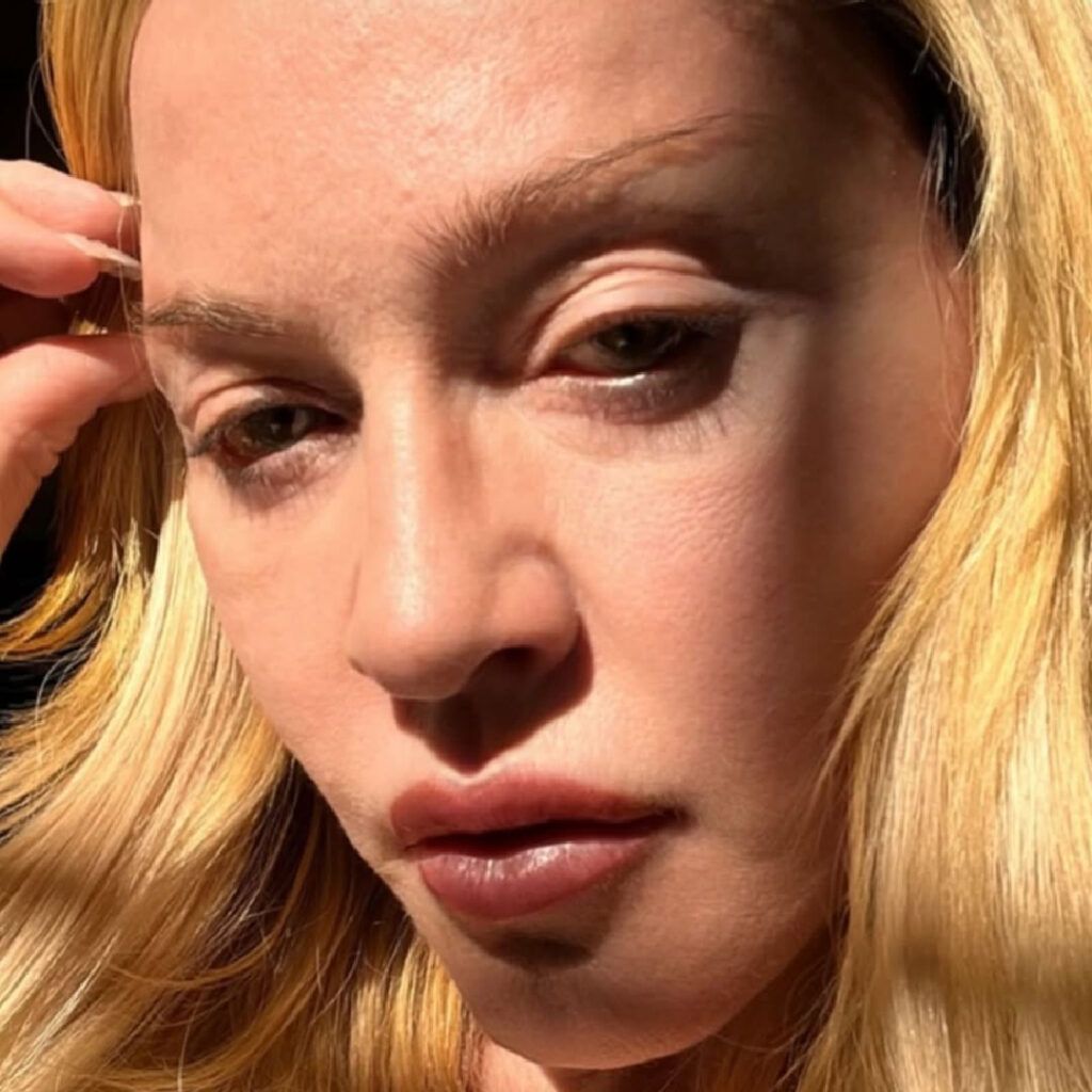 Madonna makeup-free