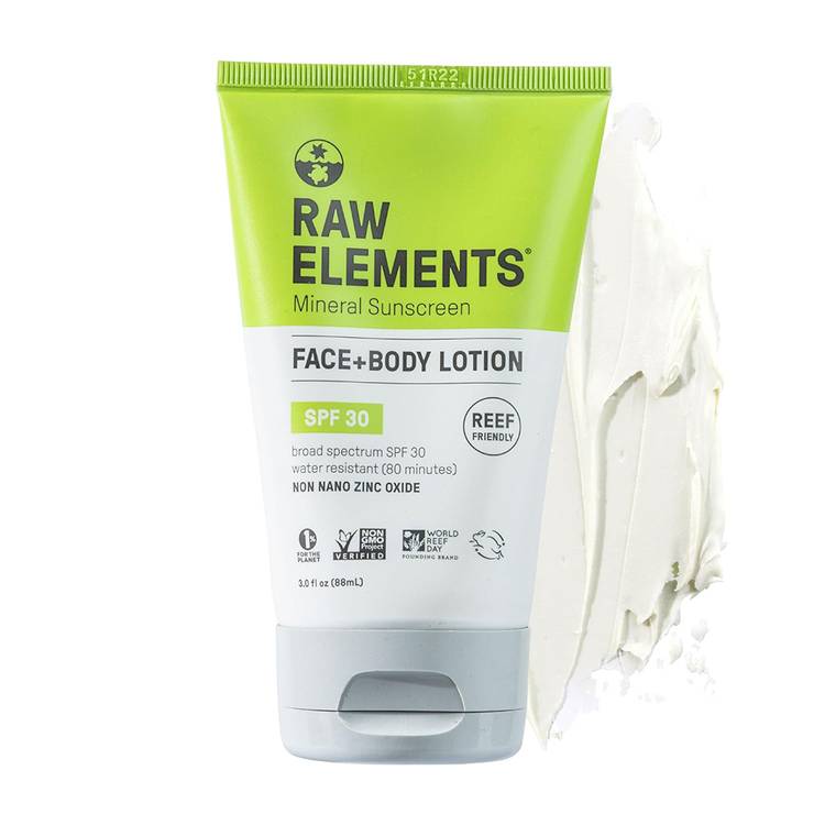 Raw Elements Face + Body Mineral Sunscreen SPF 30