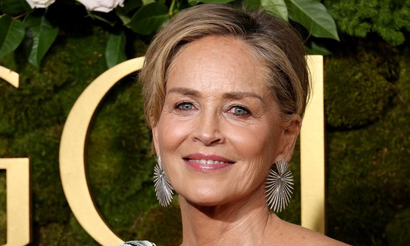 Sharon Stone attends the 82nd Annual Golden Globe Awards at The Beverly Hilton on January 05, 2025 in Beverly Hills, California.