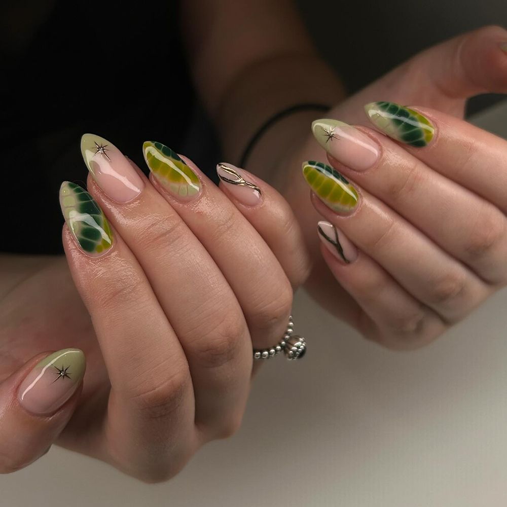 Olive Oil Nail Art