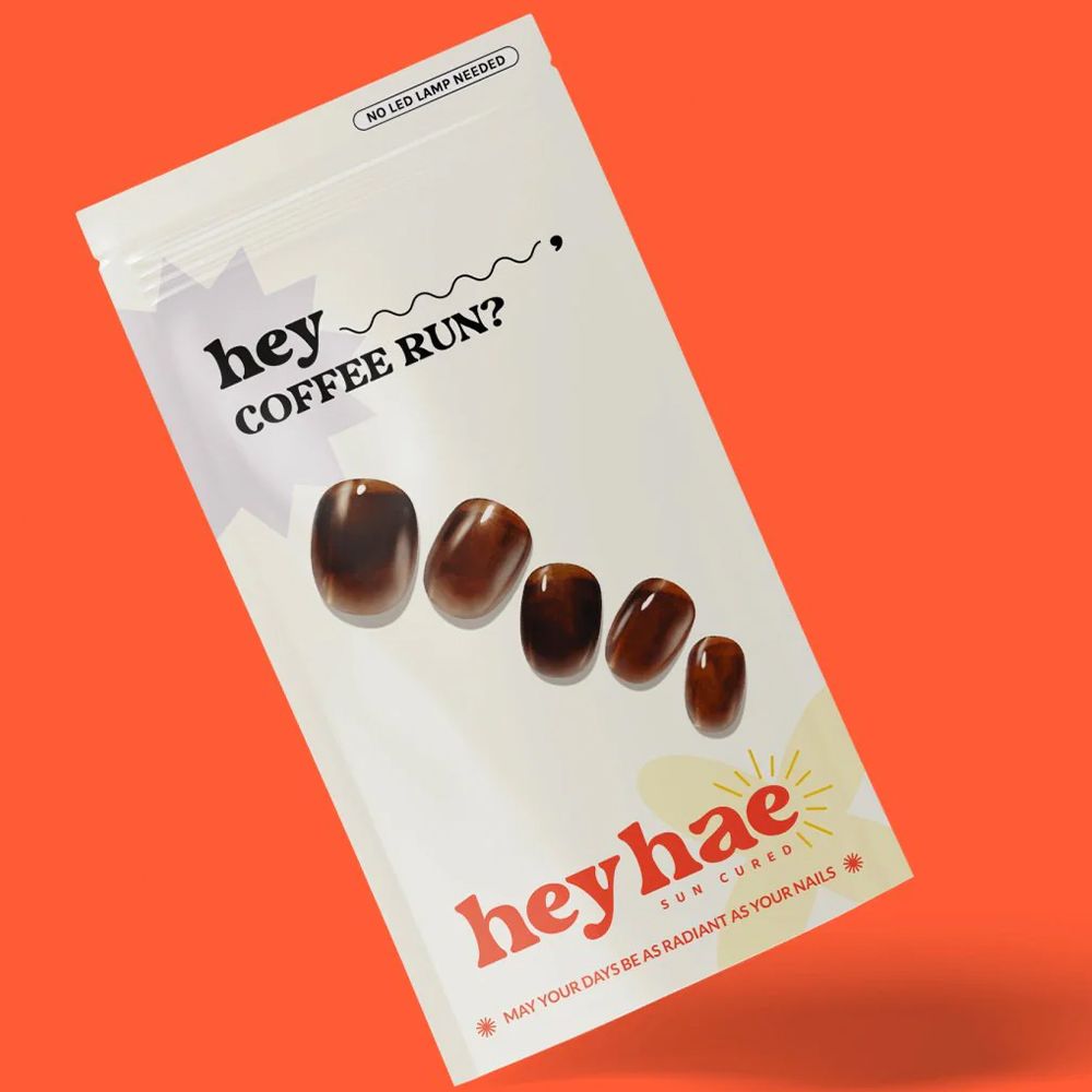 Heyhae Hey, Coffee Run? Nail Strips ($10)