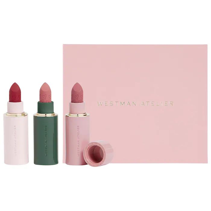 Westman Atelier Lip Suede Hydrating Matte Lipstick Trio